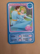 carte auchan disney n°39 la princesse et grenouille cendrillon prince charmant