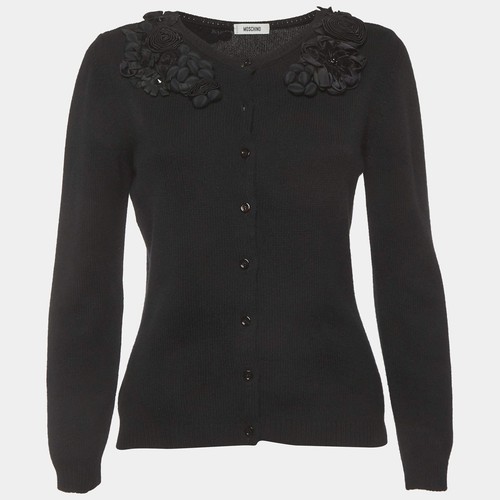 Pull moschino noir laine - noir,