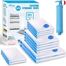 Sacs de Rangement Sous Vide Lot de 14 Sacs de Rangement sous Vide Aspirateur+1