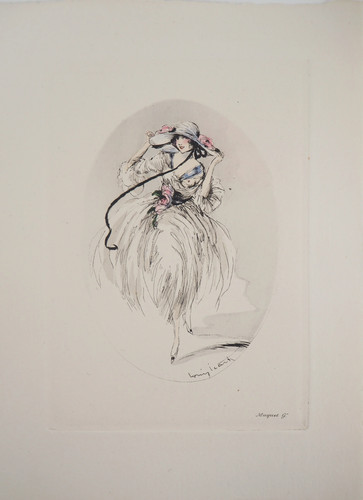 Louis icart jeune femme - louis,