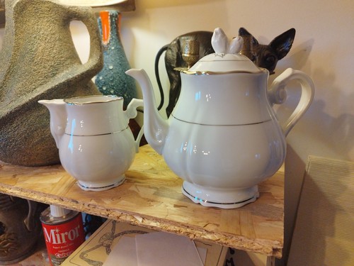 Théière pot lait - théière, et