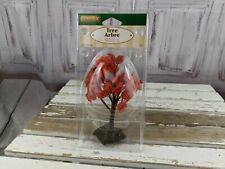 Lemax halloween spooky arbor tree orange fall 44122 6″ village building