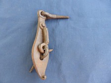 Fermeture ancienne fer forgé crochet porte malle coffre 