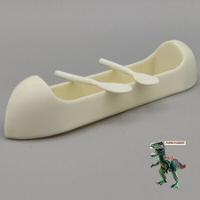 Playmobil 3620 3658 canoë blanc et pagaies série couleurs indiennes -camp...