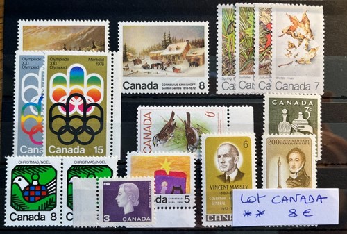 Timbres canada lot neufs - timbres,