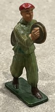 FIGURINE STARLUX  FANFARE JOUEUR DE CYMBALE PARACHUTISTE VINTAGE