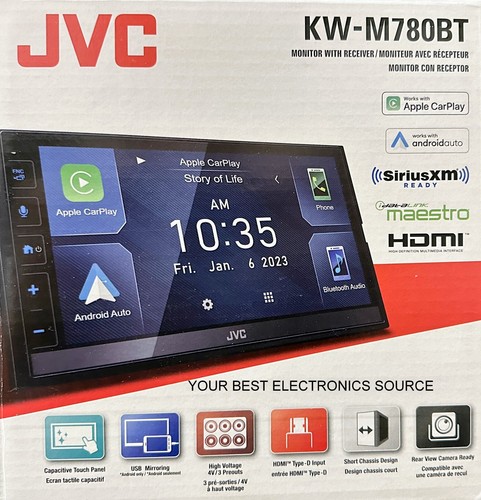 New jvc m780bt 2 din - kw-m780bt,, 2-din