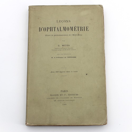 Leçons ophtalmologie g - d'ophtalmologie,