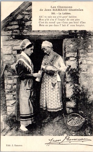 Jean rameau carte - carte, postale