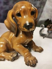 ROSENTHAL DACHSHUND THEODOR KARNER GERMAN PORCELAIN 1247 HANDGEMALT 30s