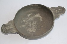 Ancienne Écuelle Grellet étain Antiquités Art populaire (46795)