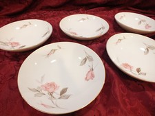 Lot of 6 Coupe Soup China Bowls Sango Japan "Nancy"