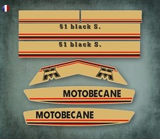 MOTOBECANE - Kit autocollants Stickers 51 Black S