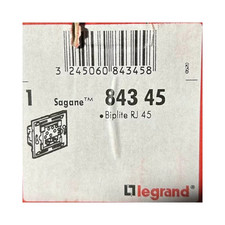 Legrand 84345 Sagane Double Connecteur RJ45 Biplite