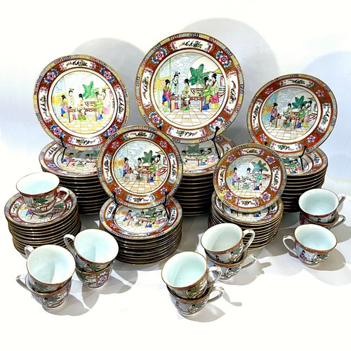 Vintage famille rose mandarin - famille,