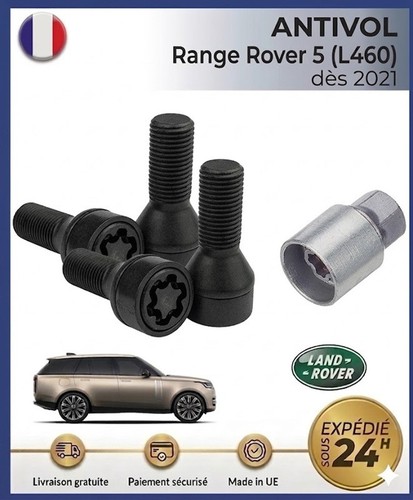 Ecrous antivol roues noir - antivol,