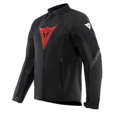 DAINESE HEROSPHERE AIR TEX JACKET Veste de moto d'été Noir/Rouge Diamant