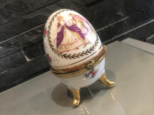 Boîte bijoux porcelaine - boîte, en