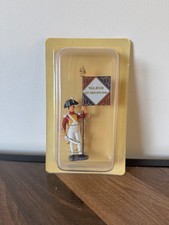 Hachette Soldat de plomb porte drapeau 1ére demi-brigade helvétique 1805