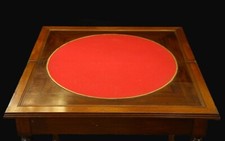 Table a jeu acajou XIX siècle