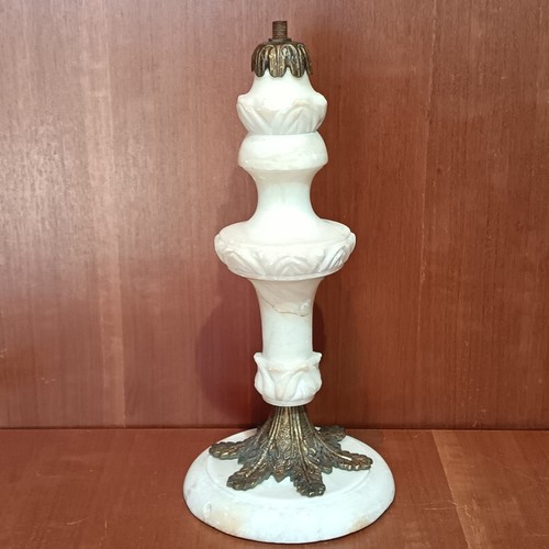 Pied lampe albâtre et - de,