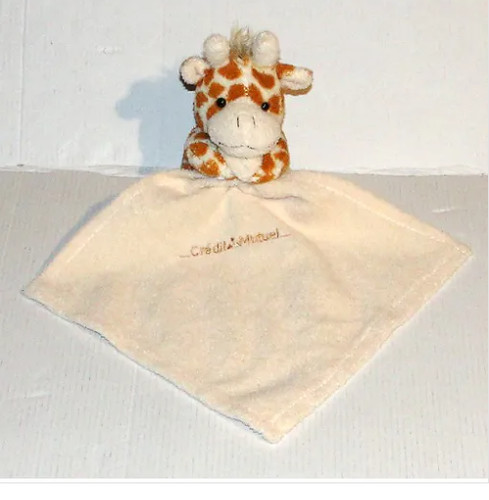 Doudou girafe mouchoir credit - doudou,