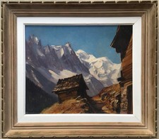 Tableau Marcel Wibault peintre de montagne le Mont Blanc