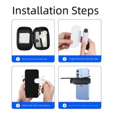 Kit Clip Miroir Mobile Télécommande pour Smartphone Photographie et Vidéos
