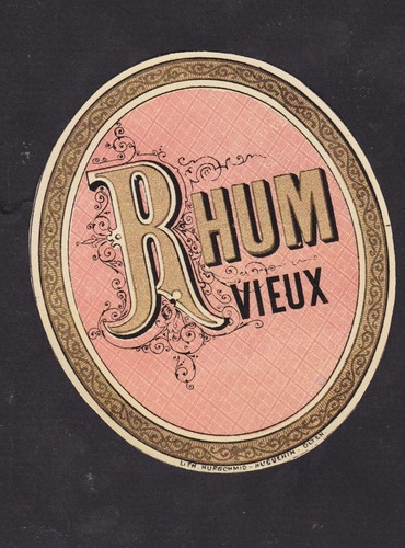 Ancienne étiquette alcool - étiquette,