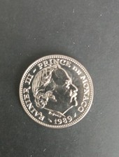 5 FRANCS MONACO 1989 SUP NICKEL 35000 EXEMPLAIRES 