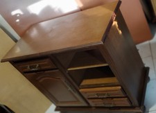 meuble TV en merisier style ancien