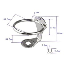 Simple Boisson Support Open- Marine Bateau Rv- Poli Pièces Marine Classe