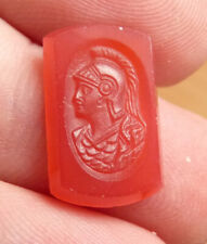 Sceau intaille camée en verre Bijou ancien pour bague antic jewel 