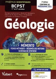 Mémento géologie bcpst 1re - mémento,