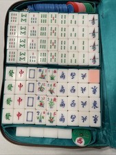 Vintage Mah Jong Set 148 Tiles