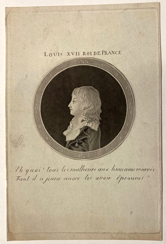 Physionotrace louis xvii - physionotrace,