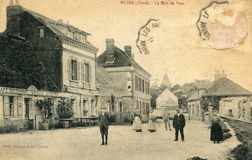 Carte muids rue voie - carte, les