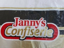 Rare ! Publicité truffes et chocolats fins Janny's après 1990 / presque comme neuve 