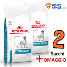 2 SACS - Royal Canin Chiens Régime Vétérinaire HYPOALLERGENIQUE → 14 Kg + CADEAU