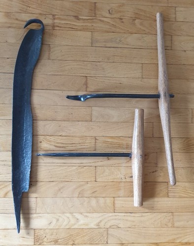 Lot ancien outil creuser le - 3,
