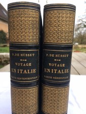 Paul de Musset Recit de voyage en Italie Litterature livres anciens