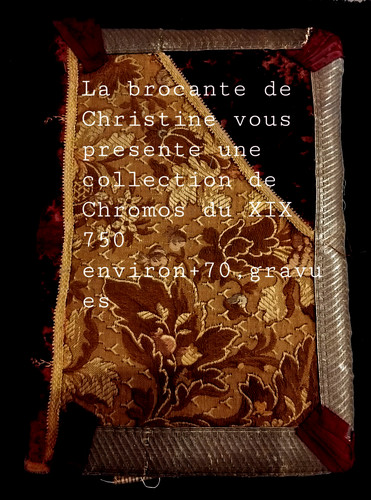 795 ancien album chromos - album, de
