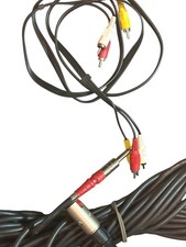 ANCIEN VINTAGE LOT DE CÂBLE HI-FI STÉRÉO PRISE JACK DIFFÉRENT LONGUEUR RALLONGE