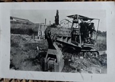 Photo industrielle – Pelle Pinguelly VU-20 en tranchée – Lyon 1930s