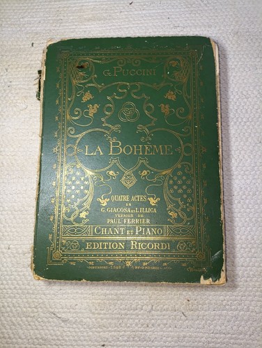 Livre partition giacomo - partition,