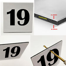 Numéro 19 Plaque Aluminium 3