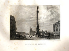 GRAVURE  PARIS FRANCE  "