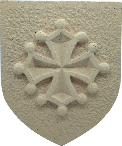 Grand blason croix occitane - blason,