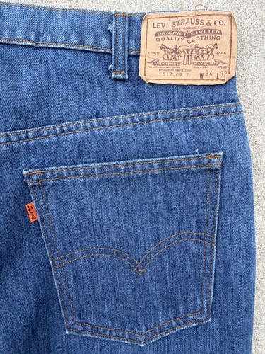1981 levi orange - orange, tab