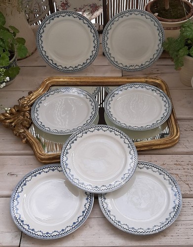 Assiettes plates - 7,